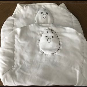 2 Nested Bean Swaddles